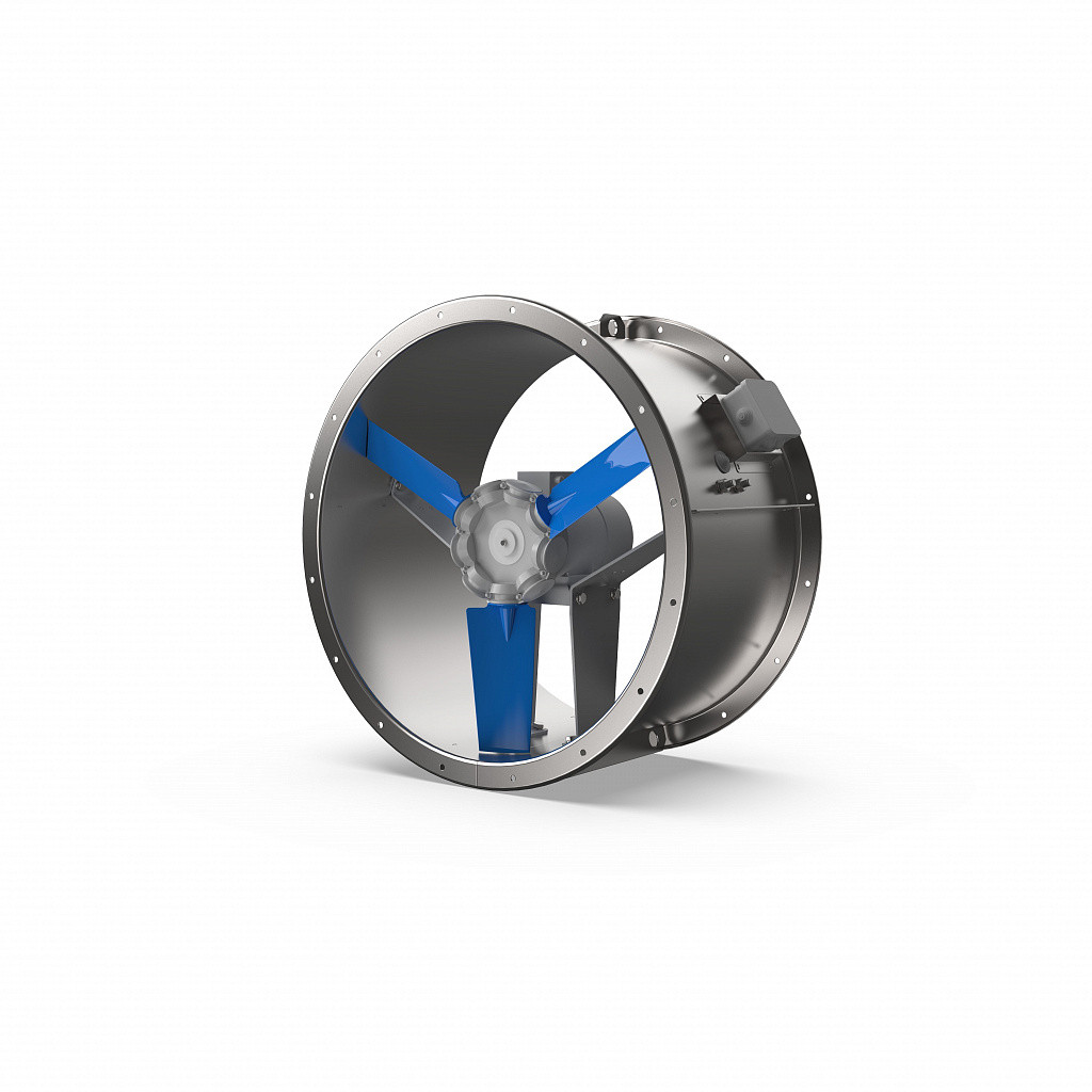 Вентилятор осевой SHUFT Axis-6,3-2,2-3000-на ногах с сеткой защитной