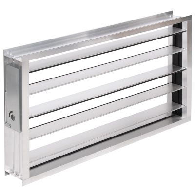 Клапан воздушный SHUFT DRr 100x250 с подставкой под электропривод