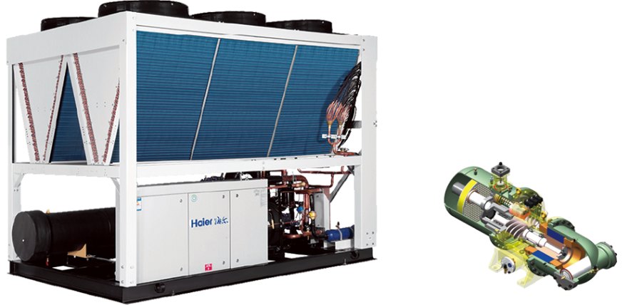 Винтовой чиллер Haier CI0780PANF с воздушным охлаждением