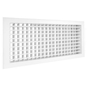 Настенная двурядная решётка ZILON 2 WA 1000*200