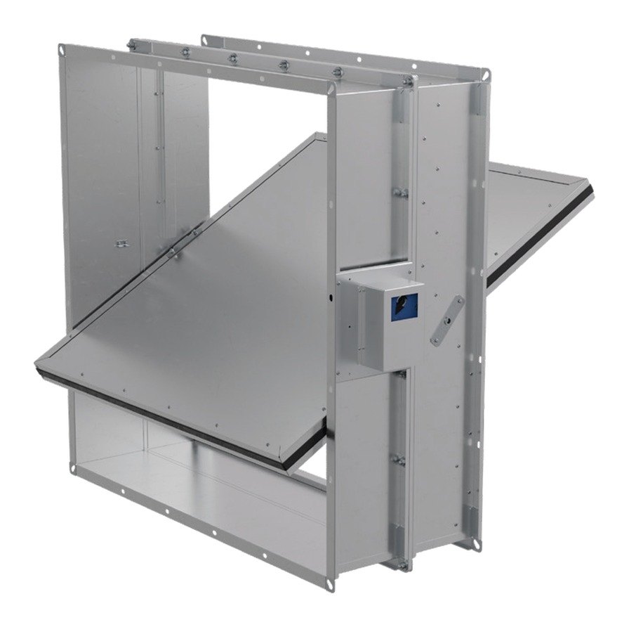 Клапан противопожарный ОЗ-90 600×250 Клапан противопожарный ОЗ-90 600×250