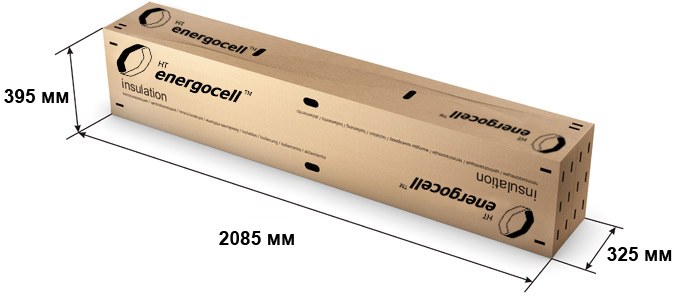 Трубка теплоизоляционная Energocell HT 28×19 мм, 2 м